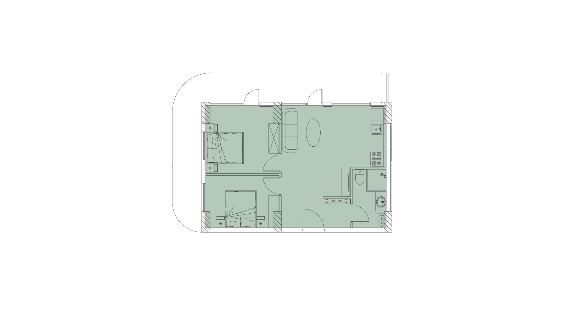 Flat #1